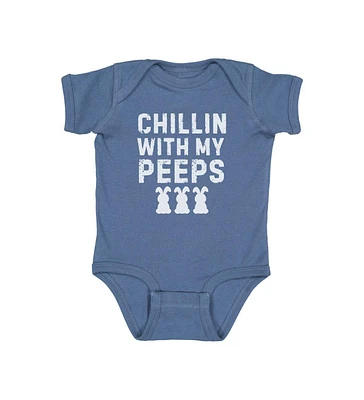 Sweet Wink Baby Boys Chillin With My Peeps Easter Short Sleeve Bodysuit