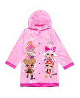 L.o.l. Surprise! Girls Waterproof Rain Jacket and Umbrella