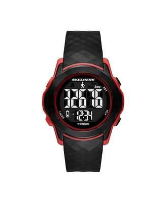 Skechers Men's Galloway Digital, Black Polycarbonate Watch