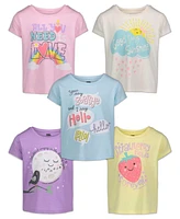 Lyrics by Lennon and McCartney Toddler Girls 5 Pack T-Shirts