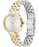 Movado Women's Museum Classic Swiss Quartz Stainless-Steel Light Yellow Pvd Watch, 29.5mm