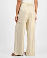 I.n.c. International Concepts Women's Drawstring Cargo Pants, Exclusively at Macy's
