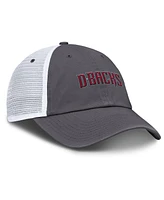 Nike Men's Gray Arizona Diamondbacks Wordmark Club Adjustable Trucker Hat