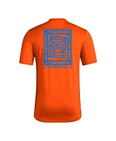 Adidas Men's Orange Fc Cincinnati Local Wrap T-Shirt