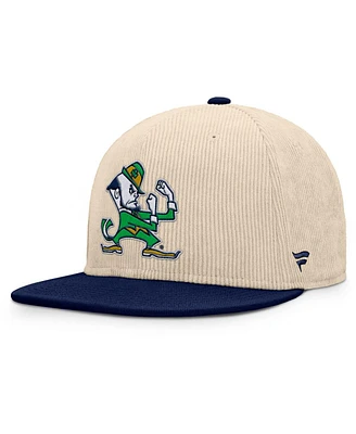 Fanatics Men's Tan Notre Dame Fighting Irish Catcher Snapback Hat