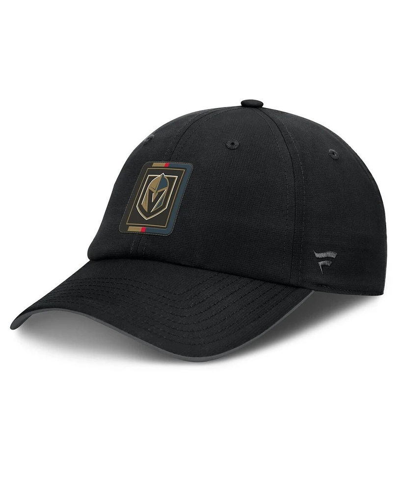 Fanatics Men's Gray/Black Vegas Golden Knights Authentic Pro Ripstop Adjustable Hat