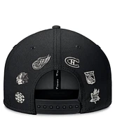 Fanatics Men's Gray Original 6 Henley Snapback Hat