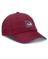 Fanatics Men's Burgundy/Blue Colorado Avalanche Authentic Pro Ripstop Adjustable Hat