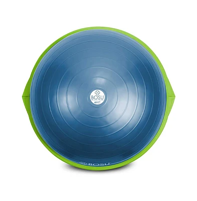 Bosu Home Gym Equipment the Original Balance Trainer Enhance Workout, Strength, Balance, and Flexibility with 26 Inches Diameter, Blue and Green