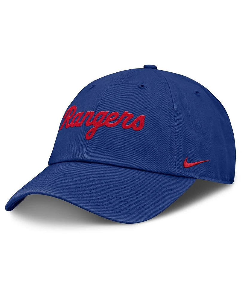 Nike Women's Royal Texas Rangers Club Adjustable Hat