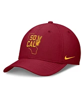 Nike Men's Cardinal Usc Trojans Local Swoosh Flex Hat