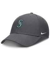 Nike Men's Gray Seattle Mariners Club Performance Adjustable Hat