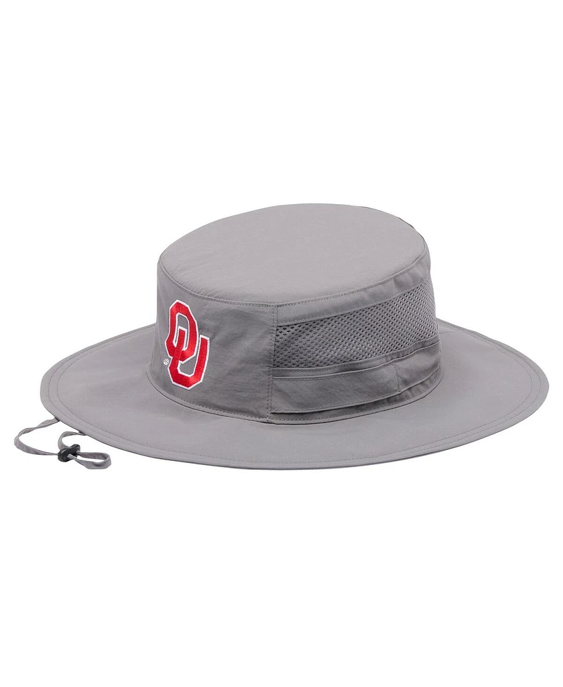 Columbia Men's Gray Oklahoma Sooners Bora Bora Iii Omni-Shade Booney Hat
