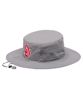 Columbia Men's Gray Oklahoma Sooners Bora Bora Iii Omni-Shade Booney Hat