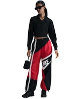 Nike Sportswear Women's Mid-Rise Loose Woven Open-Hem Pants