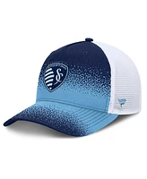 Fanatics Men's Navy Sporting Kansas City Libero Trucker Adjustable Hat