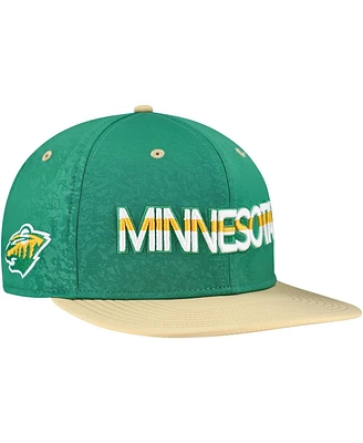 Fanatics Men's Kelly Green Minnesota Wild Alternate Logo Snapback Hat