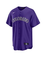 Nike Men's Purple Colorado Rockies Alternate Replica Team Jersey