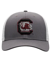 Top of the World Men's Gray/White South Carolina Gamecocks Victory Baseline Trucker Adjustable Hat