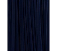 Betsy & Adam Women's Long Mesh Sequin-Waist Dress