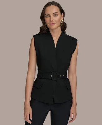 Donna Karan New York Women's Belted Vest