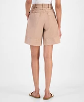 Boss Orange Women's High-Rise Baggy-Fit Shorts