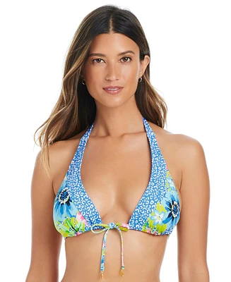 Bleu by Rod Beattie Women's Lets Get Away Triangle Bikini Top