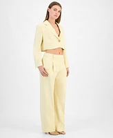 Boss Orange Women's High-Rise Wide-Leg Pants