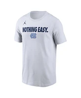 Men's White North Carolina Tar Heels 2025 On-Court Bench T-Shirt