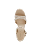 Anne Klein Women's Weekend Embellished Espadrille Wedge Sandals