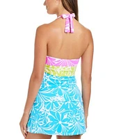 Bleu Rod Beattie Sock It To Me Tankini Top Skirted Bikini Bottoms