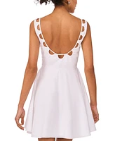 1.state Women's Cotton Cutwork Mini Dress
