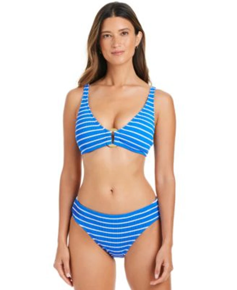Bleu By Rod Beattie Womens Pucker Up Bikini Top Basic Hipster Bikini Bottoms
