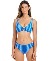 Bleu By Rod Beattie Womens Pucker Up Bikini Top Basic Hipster Bikini Bottoms