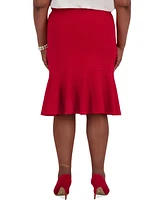 Kasper Women's Flared-Hem Skirt, Regular & Plus Sizes