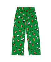 Elf Boys Pullover Pajama Shirt and Pants Sleep Set