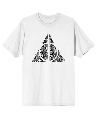 Harry Potter Men's The Deathly Hallows Symbol Tee - 3XL