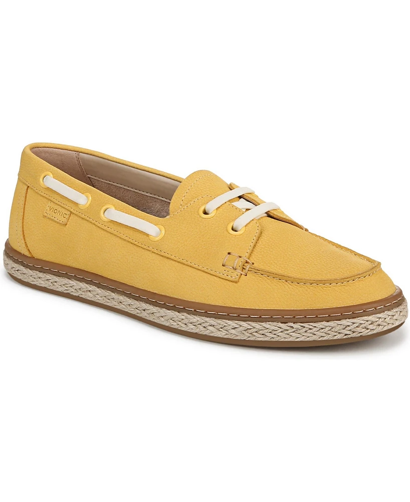 Vionic Womens Bay Boat Shoes