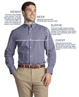 Tailorbyrd Men's Signature Micro Gingham Short Sleeve Shirt