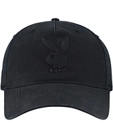 Lids Men's and Women's Black Playboy Embossed Logo Adjustable Hat