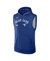Nike Men's Royal Toronto Blue Jays Authentic Collection Performance Sleeveless Pullover Hoodie