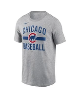 Nike Men's Heather Gray Chicago Cubs Arched T-Shirt