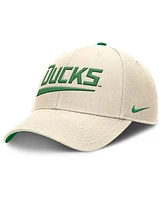 Nike Men's Natural Oregon Ducks Primetime Rise Adjustable Hat