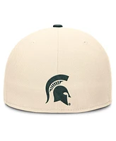 Nike Men's Natural Michigan State Spartans Primetime True Performance Fitted Hat