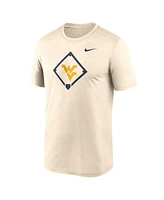 Nike Men's Cream West Virginia Mountaineers Legend Baseball Icon Performance T-Shirt