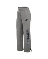 Nike Women's Heather Gray Michigan Wolverines Legacy One Line Phoenix Fleece Sweatpants