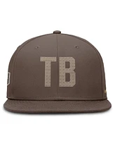 Nike Men's Brown Tampa Bay Rays True Statement 20th Anniversary Performance Fitted Hat