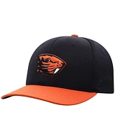 Top of the World Men's Black Oregon State Beavers Reflex Fitted Hat