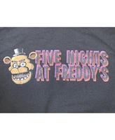 Five Nights at Freddy's Boys Horror Video Game Text Youth Black Hoodie-xl