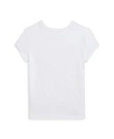 Polo Ralph Lauren Big Girls Logo Jersey T-Shirt
